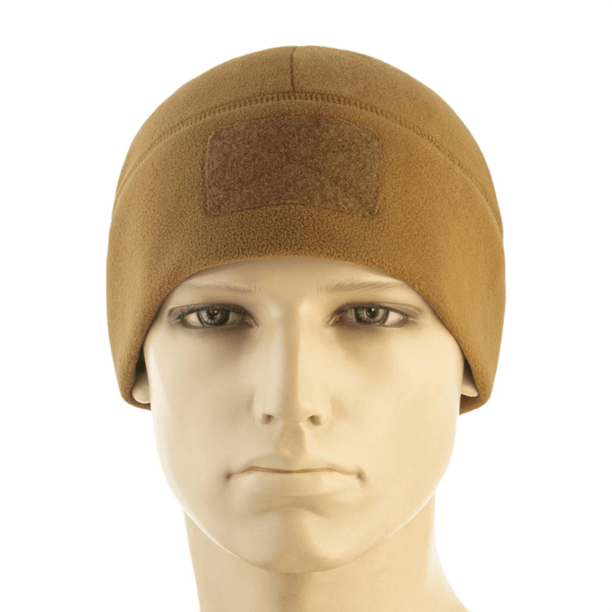M-Tac Watch Cap Elite Fleece Beanie Hat Velcro, varm hue med velcro-panel, perfekt til vinter og friluftsliv, karamel farve