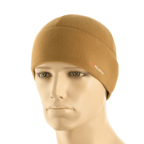 M-Tac Fleece Watch Cap Light Polartec i brun, alsidig vinterhue med høj varmeisolering, lavet af holdbar Polartec Micro Series fleece.