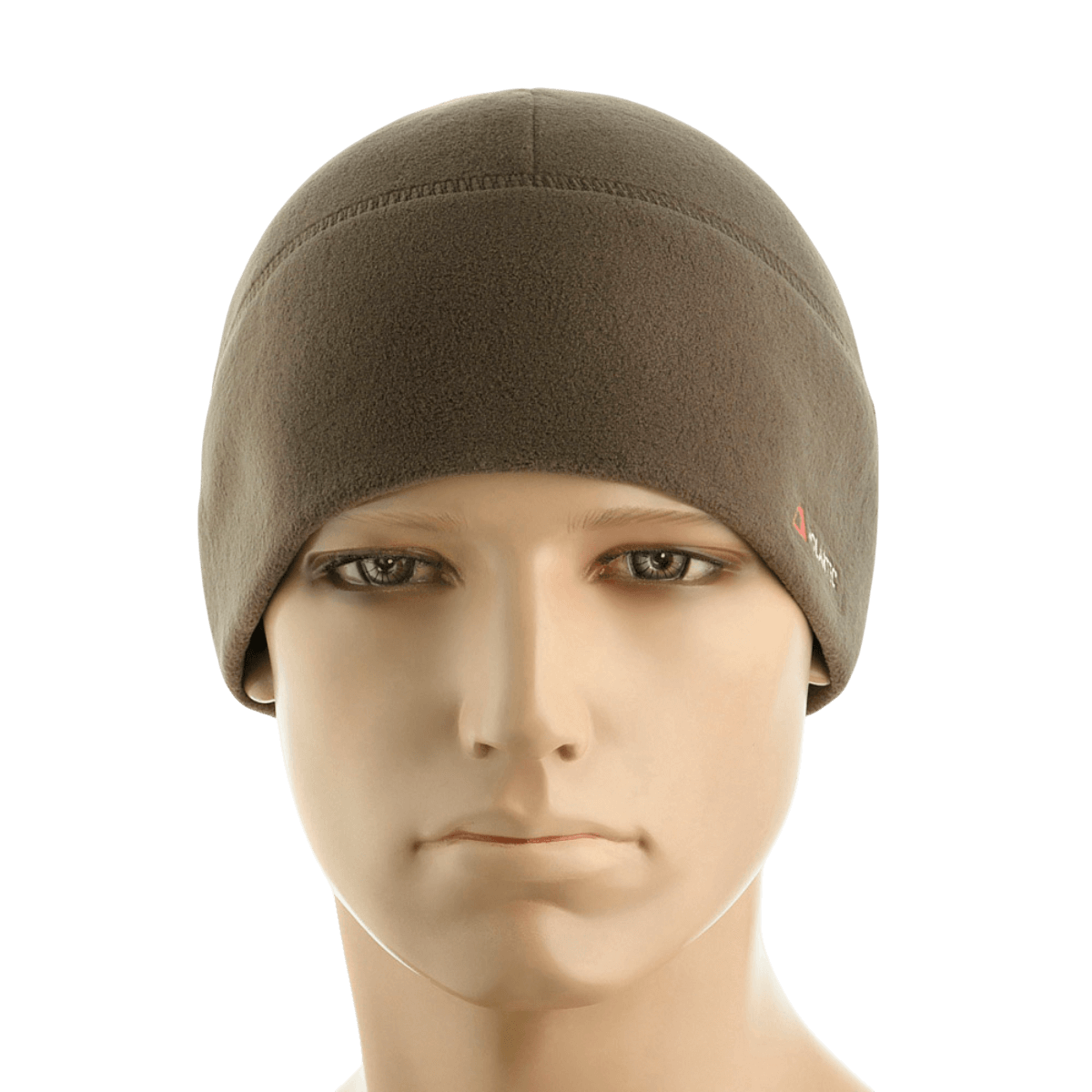 M-Tac Fleece Watch Cap Light Polartec i brun, ideel vinterhue af Micro Series fleece med høj varmeisolering og lav profil. Passer under hjelm.