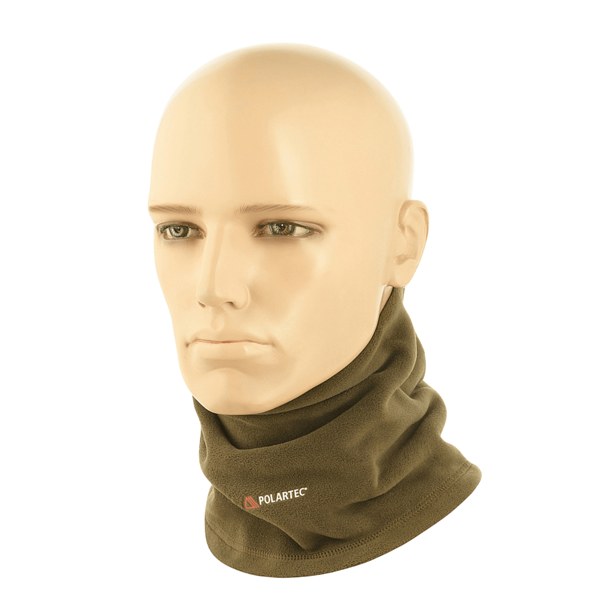 M-Tac Polartec Lang Tubehalstørklæde på mannequin viser alsidighed til beskyttelse mod vind og let nedbør. Perfekt til hverdagsbrug.