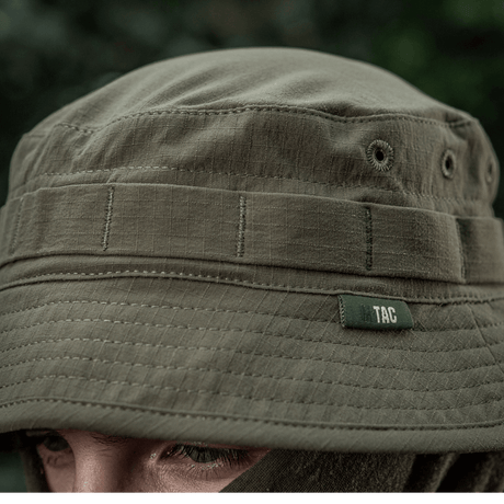 M-Tac Panamahat Gen. II Summer Flex i slidstærkt nylon/elastan med NIJ-certificering og ventilationshuller, vist i galleri position 1.