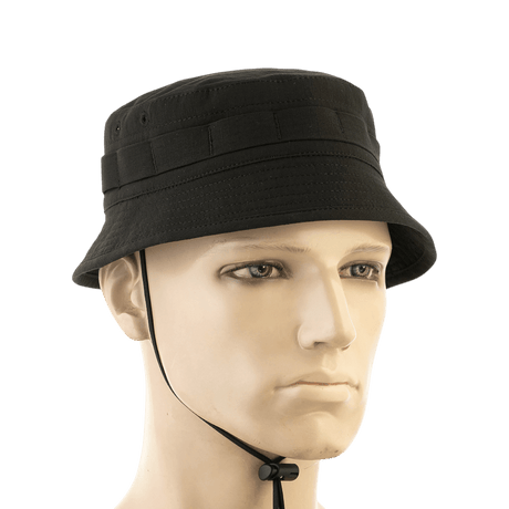 M-Tac Panamahat Gen. II Summer Flex i sort nylon/elastan med justerbar strop, let og åndbar, NIJ-certificeret, gallery position 1.