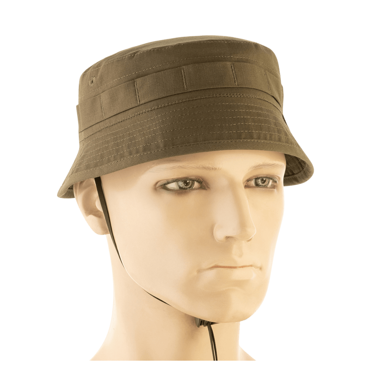 M-Tac Panamahat Gen. II Flex Rip-Stop i slidstærkt rip-stop stof i brun farve, perfekt til hverdagsbrug i varm sæson.