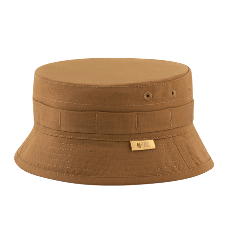 M-Tac Panamahat Gen. II Flex Rip-Stop i brunt rip-stop stof med NIJ-certificering vist i galleri position 1 set forfra.