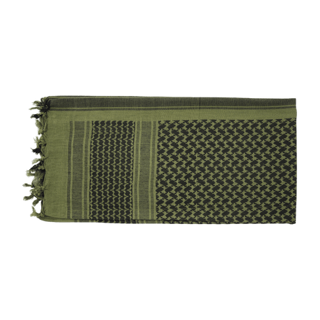M-Tac Shemagh Tørklæde i klassisk arabisk design, bomuld 110x110 cm, beskytter mod sol og vind, ideel til taktisk brug og udendørsaktiviteter.
