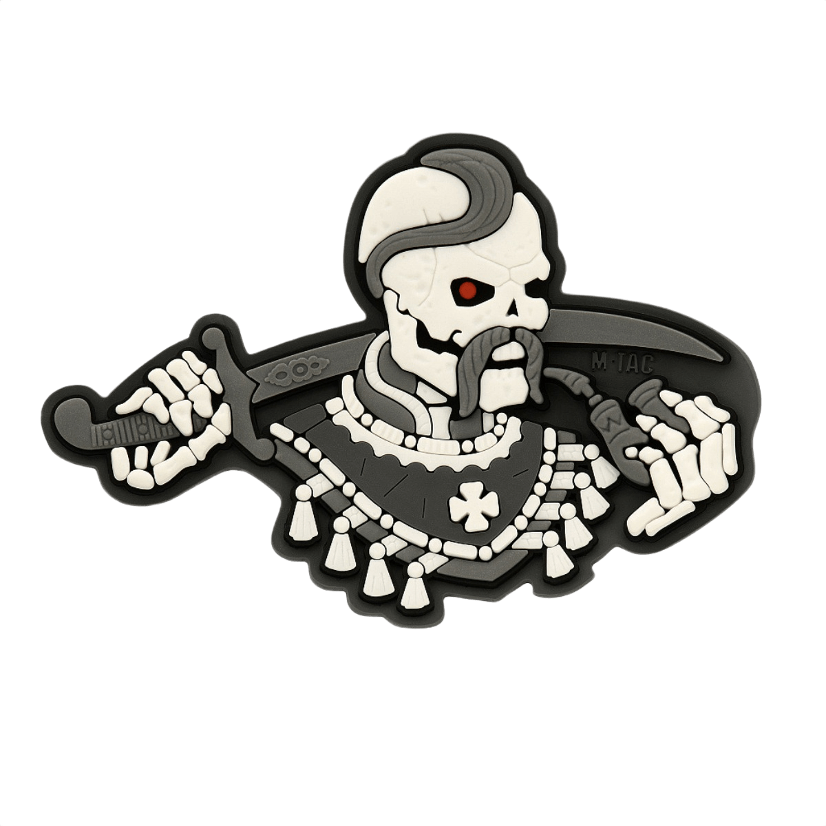 M-Tac Patch You Only Die Once 3D PVC sleeve-patch i 3D PVC materiale, velegnet til militær og taktisk udstyr. Størrelse: 74 x 50 mm, velcro-fastgørelse.