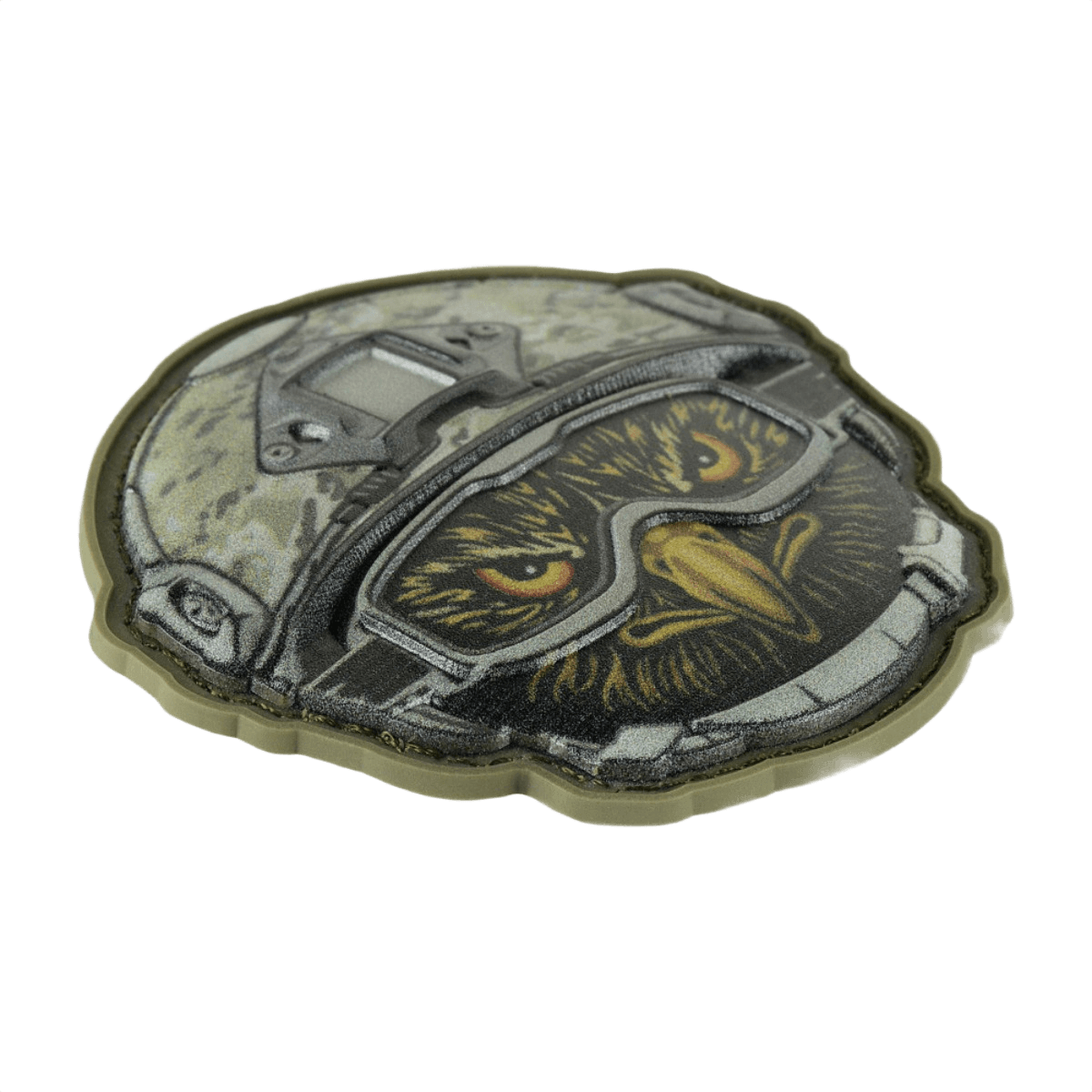 M-Tac Patch Emoji #10 med 3D-effekt. Sjov PVC morale patch med Velcro til tøj eller udstyr. Størrelse: 6.5 x 6.5 cm.