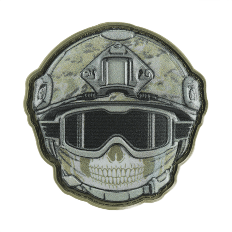 M-Tac Patch Emoji #15, sjov taktisk PVC morale patch med 3D-effekt, velcro fastgørelse, perfekt til tøj og udstyr. Størrelse: 6.5 x 6.5 cm.