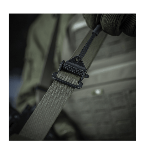 M-Tac Universal Våbenrem i slidstærkt nylon med justerbar længde og solid metalkarabinhage til taktisk våbenhåndtering, galleri position 1