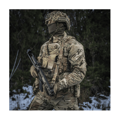 M-Tac Universal Våbenrem i multicam nylon med slidstærkt materiale, justerbar længde og karabinhage, galleri position 1