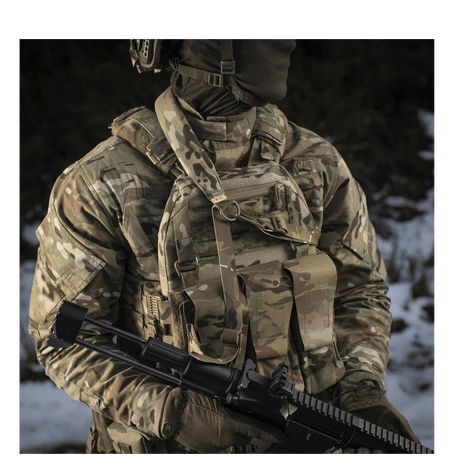 M-Tac Universal Våbenrem i camouflagemønstret nylon med justerbare stropper og slidstærkt design til taktisk brug, galleri position 1