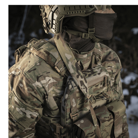 M-Tac Universal Våbenrem i multicam nylon med integreret karabinhage og justerbar længde til taktisk brug, galleri position 1