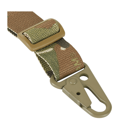 M-Tac Universal Våbenrem i multicam nylon med karabinhage og justerbar længde til komfortabel og professionel våbenhåndtering, galleri position 1