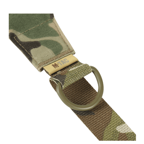 M-Tac Universal Våbenrem i multicam nylon med robust D-ring og dobbelt syning, designet til effektiv våbenhåndtering, galleri position 1