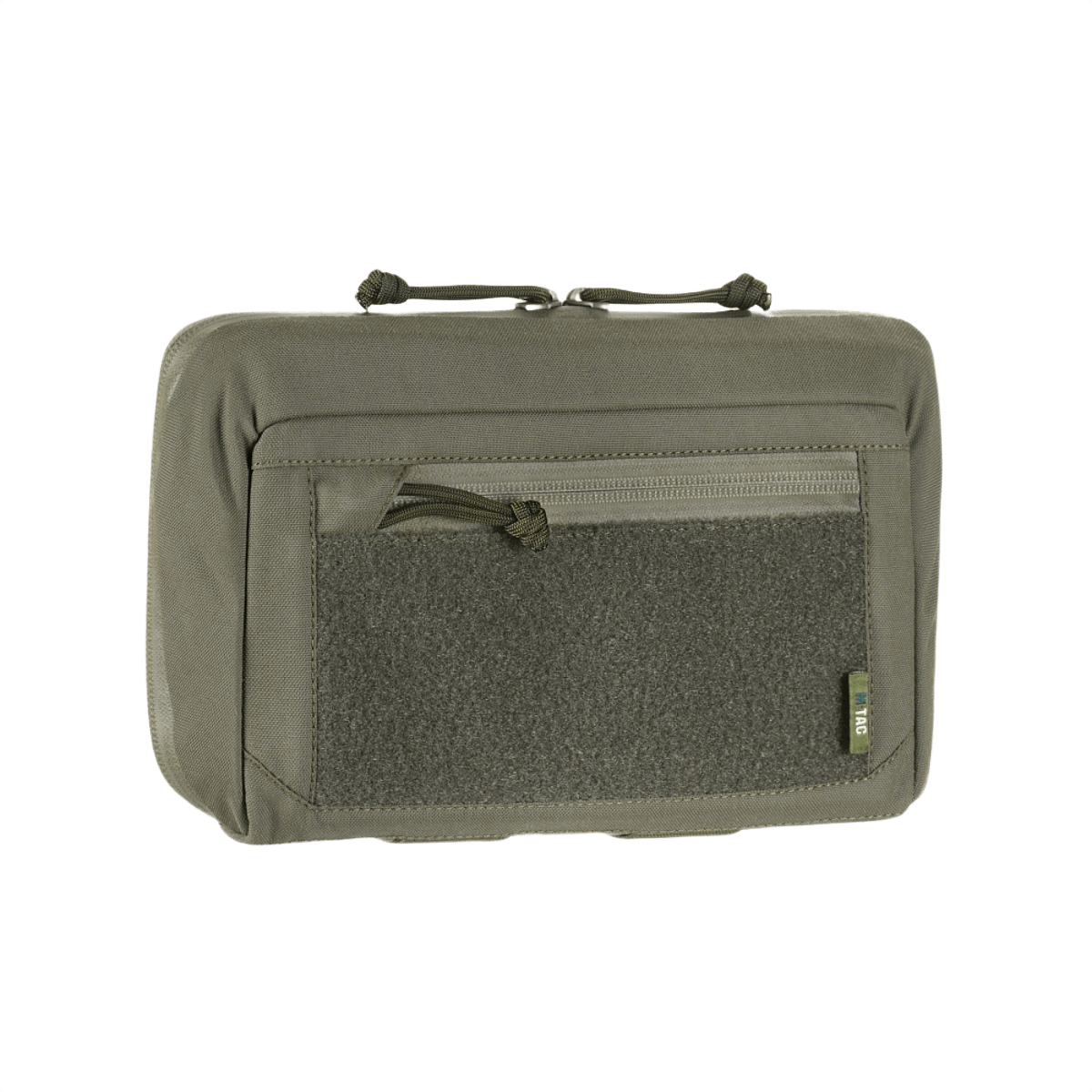 M-Tac Admin Pouch Large Elite Gen.II i robust Cordura 500D med AquaGuard lynlås og velcro til modulære tilbehør, perfekt til tablet og småting.