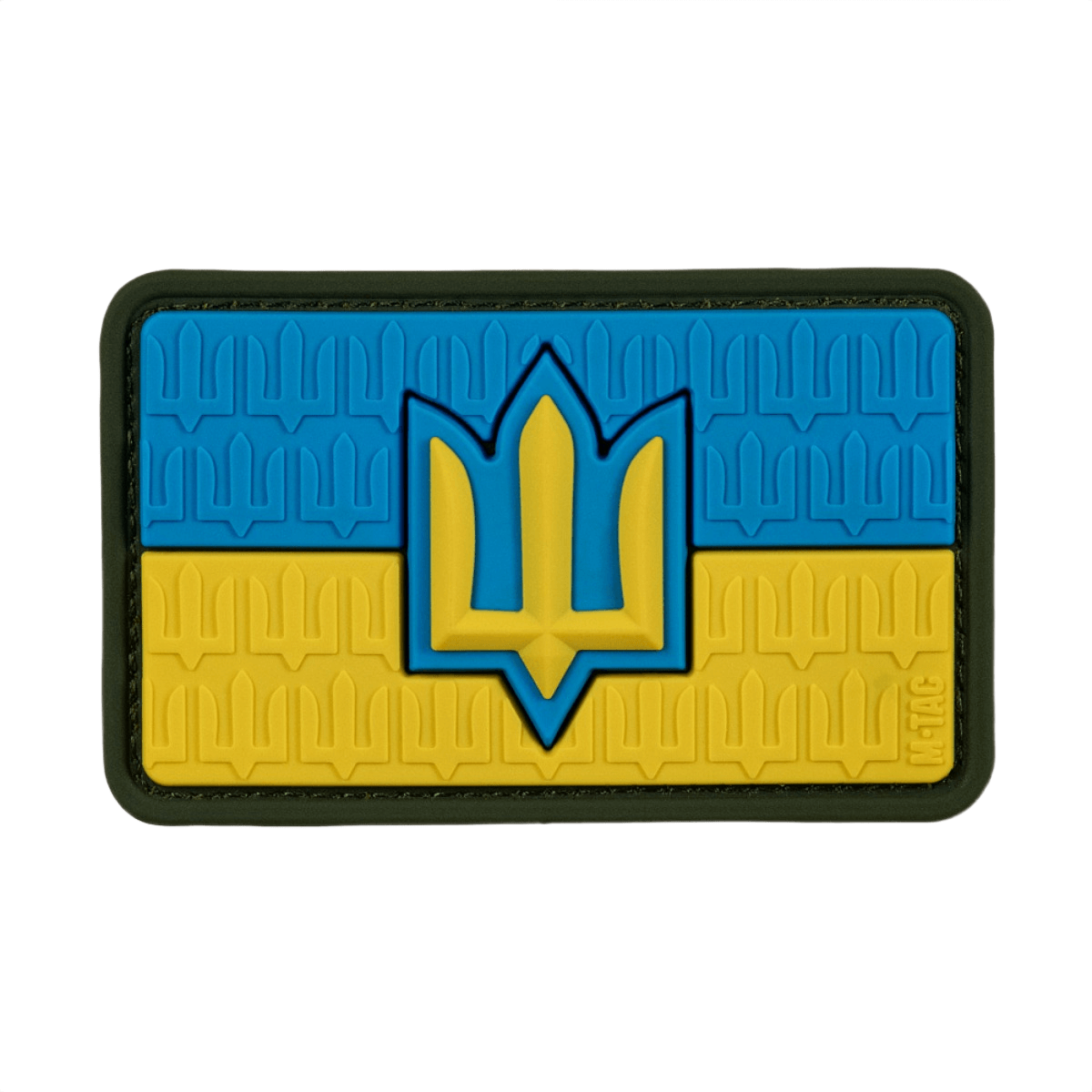 M-Tac patch Ukraine Flag med ZSU Trident PVC i PVC med Trident-motiv, reflekterer ukrainsk stolthed og national arv.