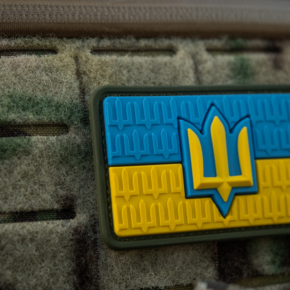 M-Tac patch Ukraine Flag med ZSU Trident PVC
