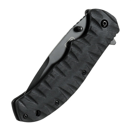 M-Tac Outdoor & Militær foldekniv - Type 4 med G10 håndtag og krom rustfrit stål klinge, letvægts EDC taktisk kniv.