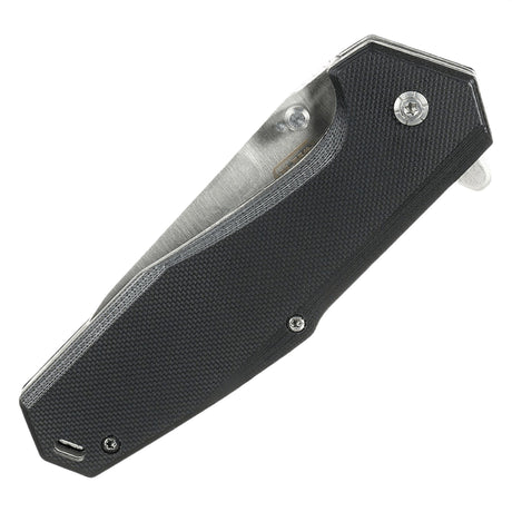 M-Tac Outdoor & Militær foldekniv - Type 5 med aluminiumshåndtag og G10-komposit, sammenfoldet visning