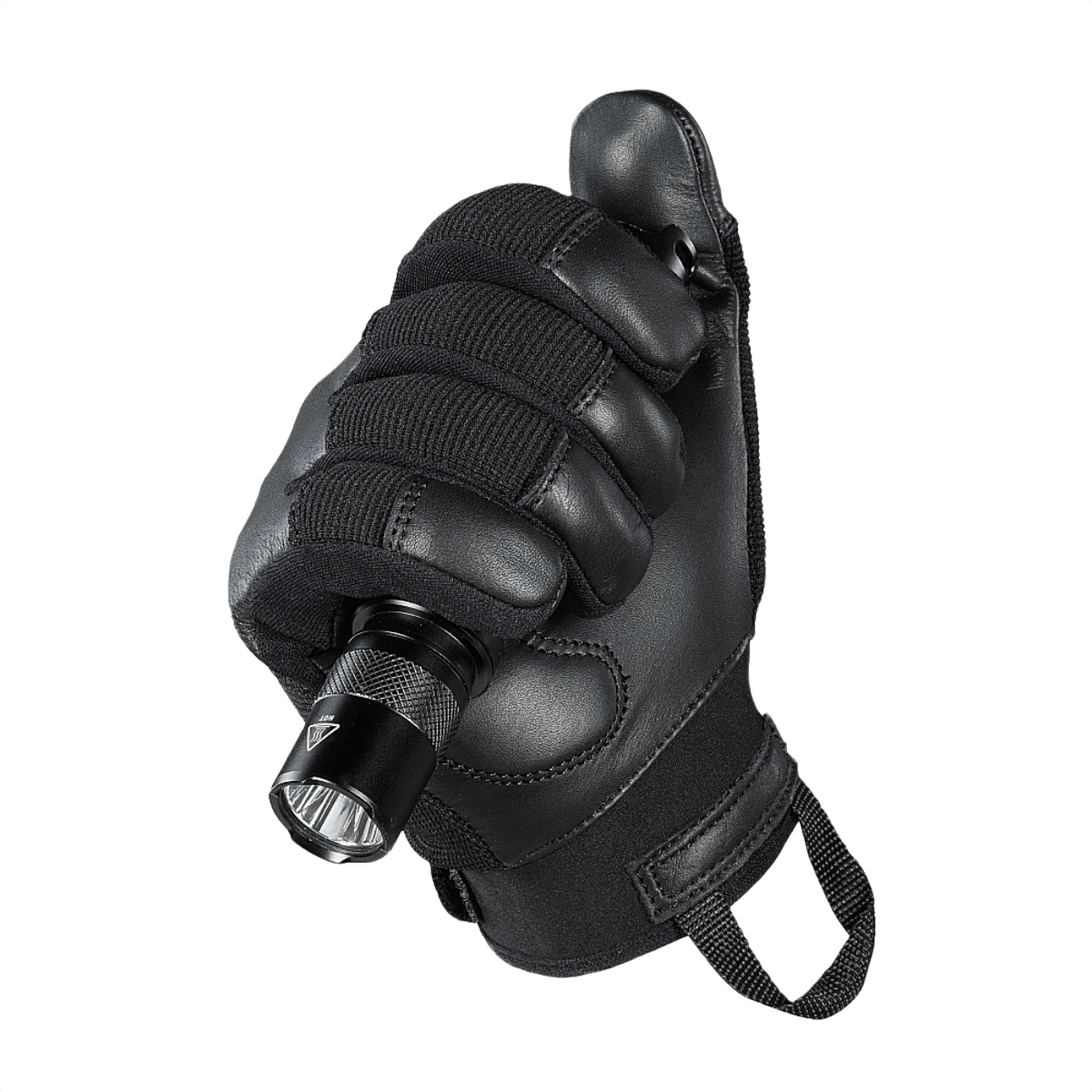 M-Tac Handsker Police Gen.2 - taktiske læderhandsker med polstrede håndflader og skridsikkert greb, designet til politifolk og sikkerhedsfolk.