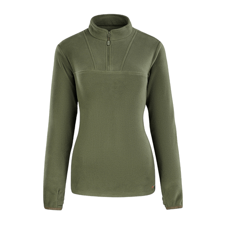 M-Tac Delta Polartec Fleecejakke Dame i olivengrøn farve med komfortabelt og varmt design, ideel til kolde dage.