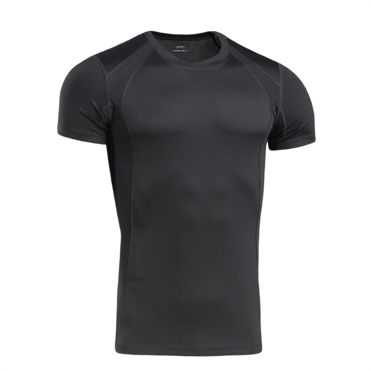 M-Tac T-Shirt Sweat-Wicking Athletic Gen.II - træningstrøje i sort polyester med anatomisk pasform og svedtransporterende teknologi.