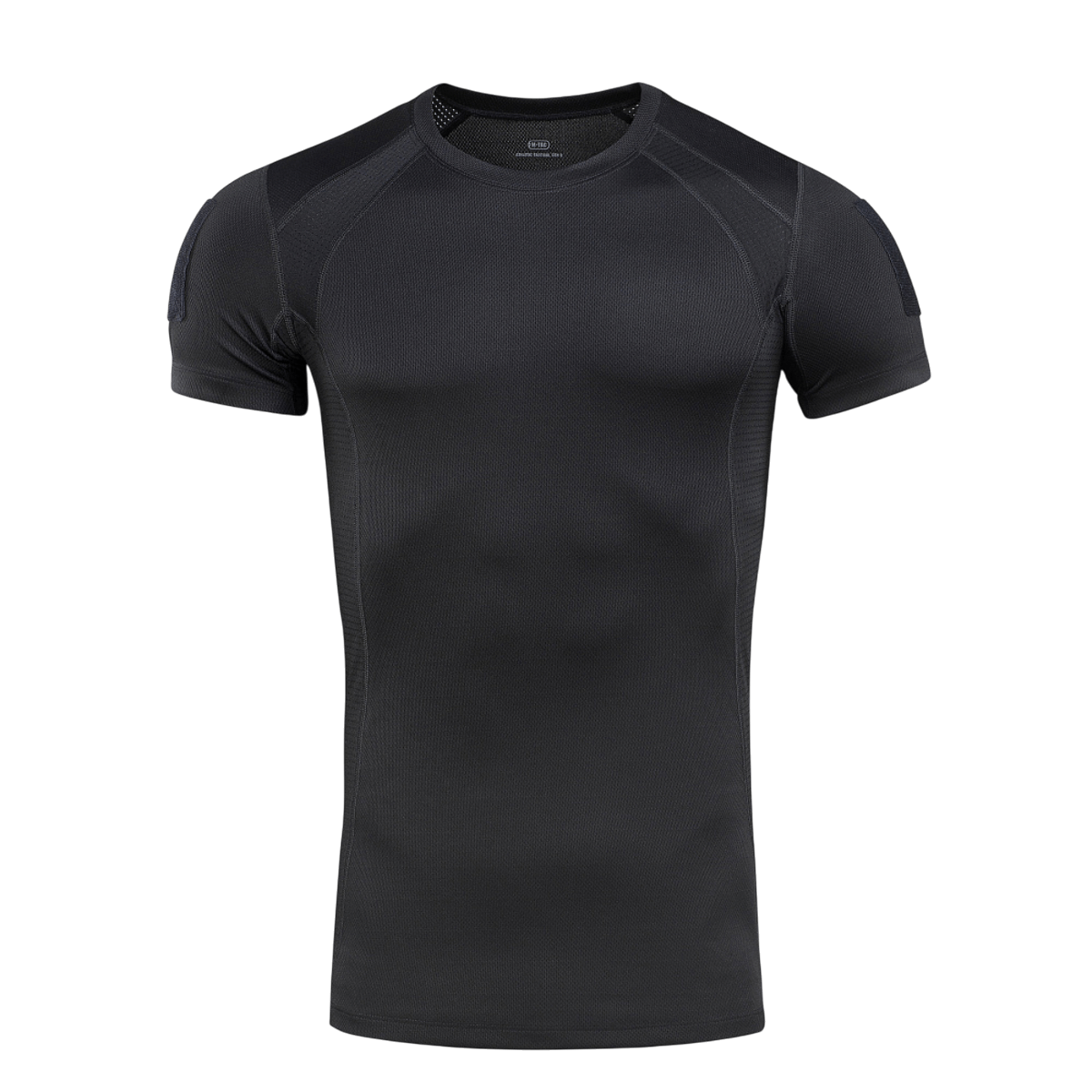 M-Tac Athletic Tactical Gen.II T-shirt i sort, åndbar og svedtransporterende, ideel til træning, løb og daglig brug.
