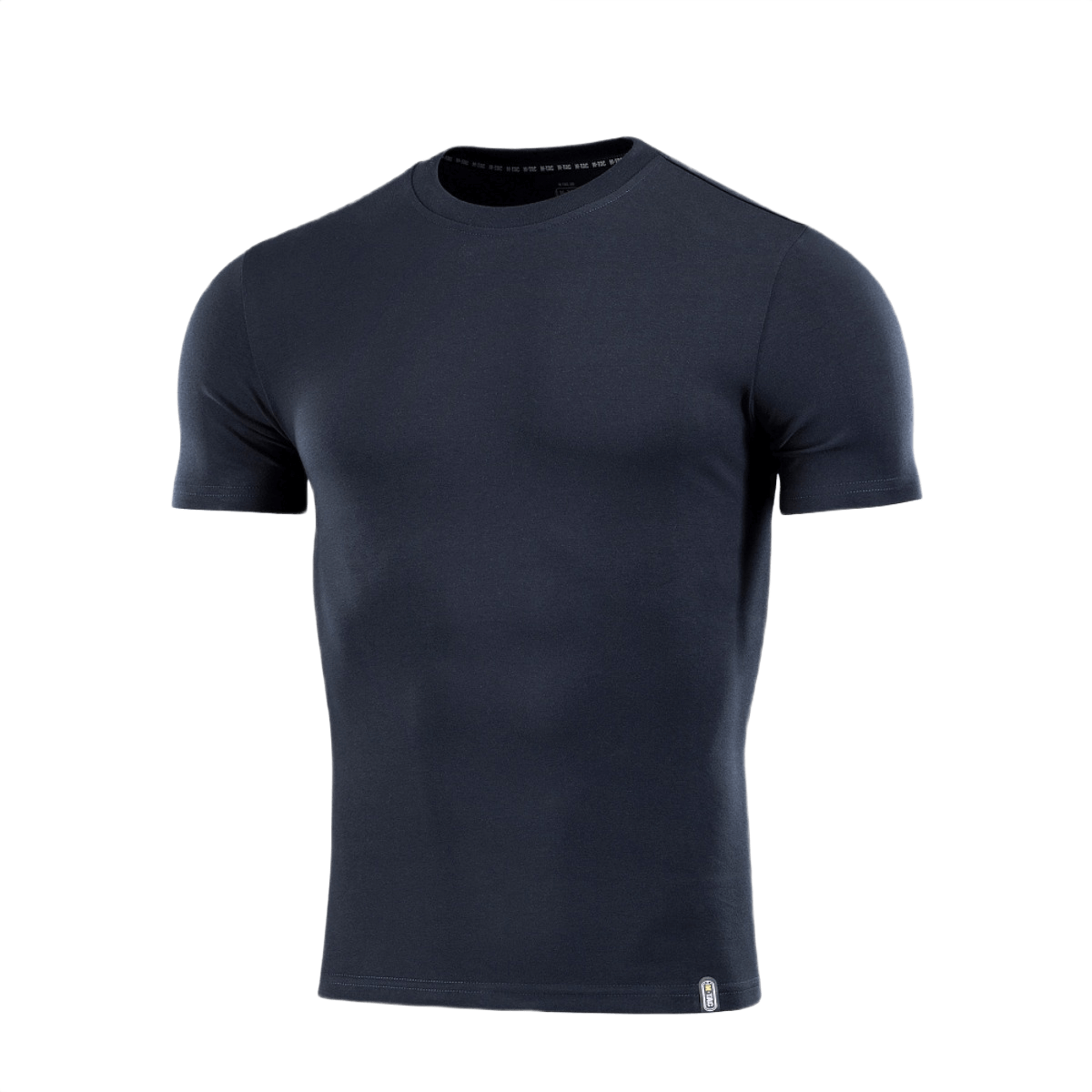 M-Tac T-shirt 93/7 i mørkeblå, komfortabel og holdbar, ideel til daglig og aktiv brug, lavet med 93% bomuld og 7% elastan