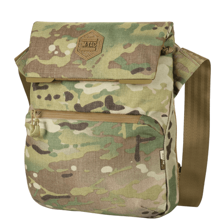M-Tac Konvert Taske Elite i slidstærkt og alsidigt Cordura materiale, med justerbar skulderrem og magnetventil.