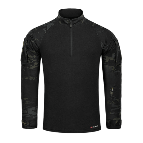 M-Tac Combat Shirt Gen.II Pro NYCO Extreme i Black Multicam® med brandsikkert Polartec materiale, ideel til taktisk brug.