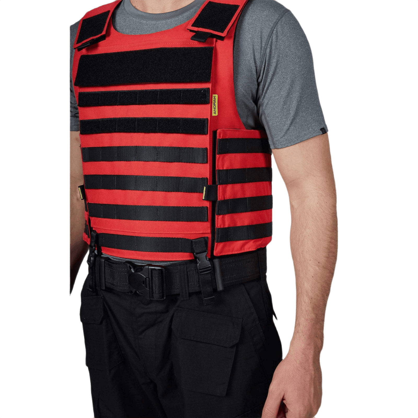 Anorak Chromium® Instructor I Skudsikker Vest i rød med maksimal IIIA-beskyttelse til politi og forsvarsbemanding.