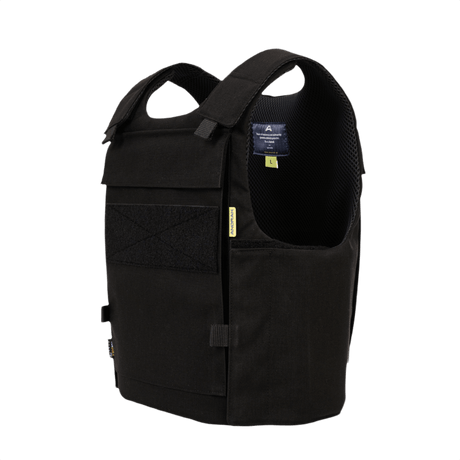 Sort Anorak Duty IV Cover med ergonomisk design i CORDURA® og 3D SPACER Coolmax® fresh, ideelt til politibetjente og bevæbnet personel.