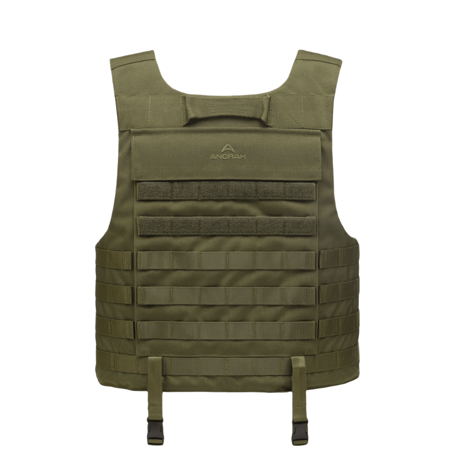 Anorak Titanium® Tactical III Stik og Skudsikker Vest i olivengrøn farve med Level IIIA beskyttelse og hybridpanelteknologi.