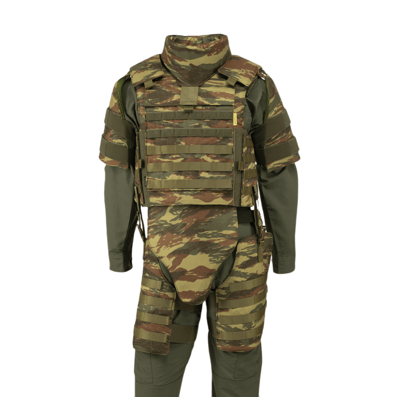 Anorak Tactical II – full set Cover, overlevelsesdragt med fuld kropsdækning, designet til maksimal funktionalitet og tilpasning.