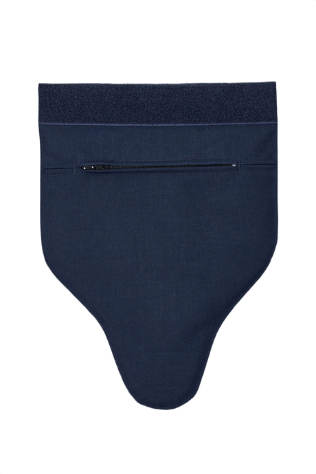 Anorak Chromium® Skridtbeskytter I soft armor tilbehør med UHMWPE panel, hook-and-loop fastgørelsessystem og NIJ IIIA beskyttelse.