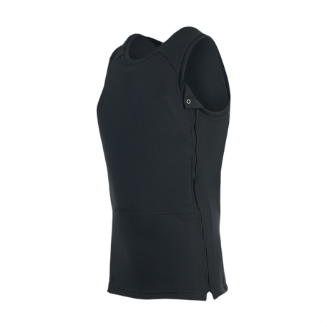 Anorak Undershirt I Cover i sort, let og åndbart materiale med antibakterielle egenskaber og temperaturregulering.