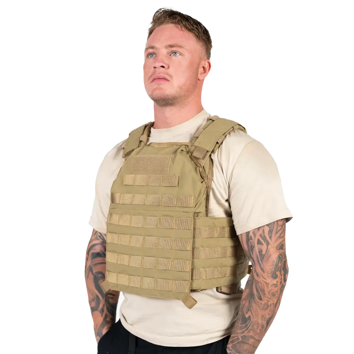 Elite Armor Plate Carrier Khaki.