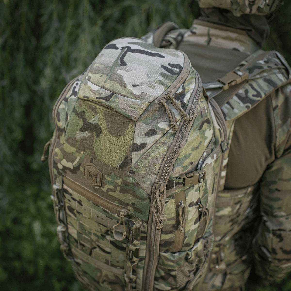 M-Tac Rygsæk Gen. III Elite – Small, ergonomisk design med slidstærkt Cordura-materiale og MOLLE LASER CUT-system, camouflage