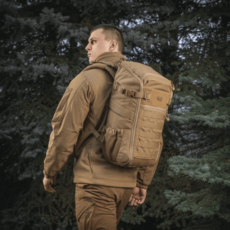 M-Tac Rygsæk Gen. II Elite – Small med robust multicam materiale, kuffertåbning og elastiske mesh-lommer, galleri position 1.