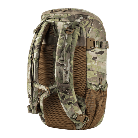 M-Tac Rygsæk Gen. II Elite – Small med camouflagemønster, polstret mesh rygpanel, justerbare stropper og robust materiale, galleri position 1.