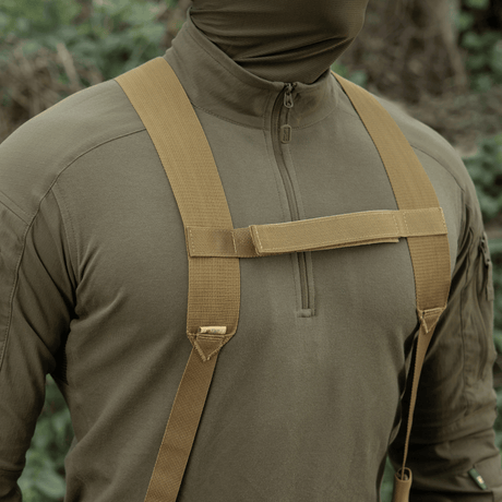 M-Tac Skulderstropper til taktisk bælte Elite i robust MIL-SPEC webbing med justerbar længde og forstærkede samlinger, galleri position 1.