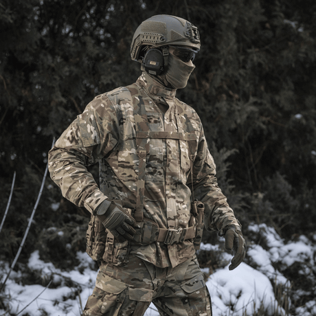 M-Tac Skulderstropper til taktisk bælte Elite i camouflage med tæt MIL-SPEC webbing og NIJ-certificering, galleri position 1.