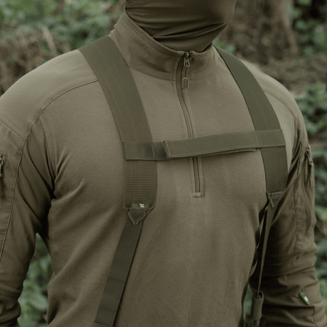 M-Tac Skulderstropper til taktisk bælte Elite med slidstærk, tæt MIL-SPEC webbing og justerbar længde, galleri position 1.