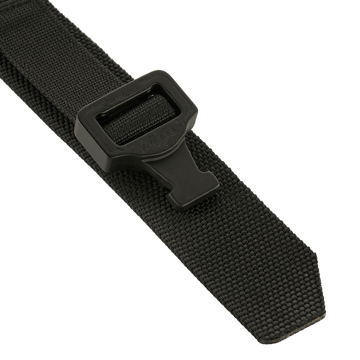 M-Tac Cobra Buckle Taktisk Bælte Gen. II i sort med robust nylonstrop og Cobra spænde til militære og aktive formål.