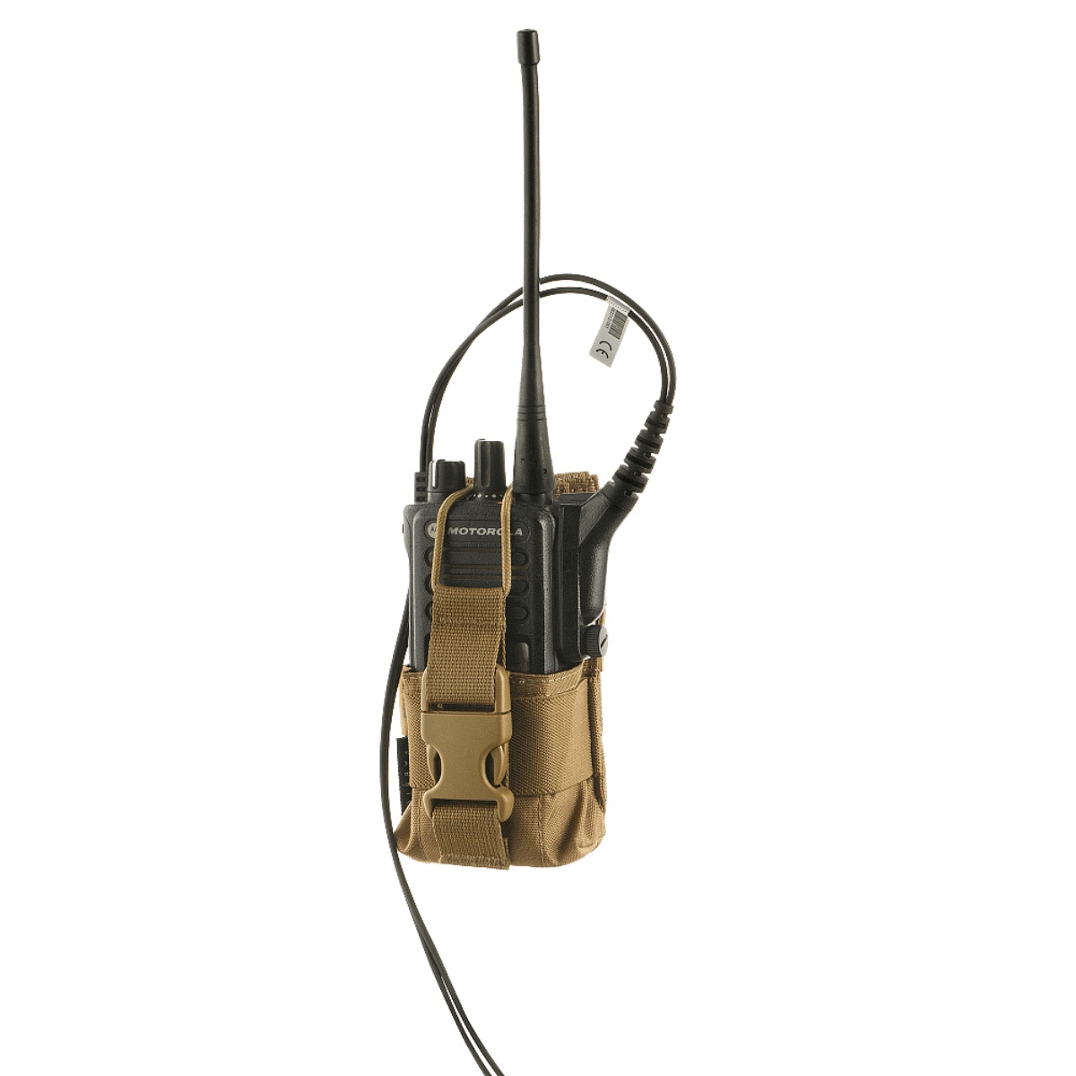 M-Tac Radio Pouch Motorola 4400/4800 med nem adgang til kontroller. Kompatibel med MOLLE-systemet.