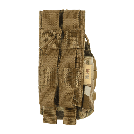 M-Tac Radio Pouch Motorola 4400/4800 i robust multicam nylon med åben PTT-adgang og NIJ-certificering, galleri position 1.