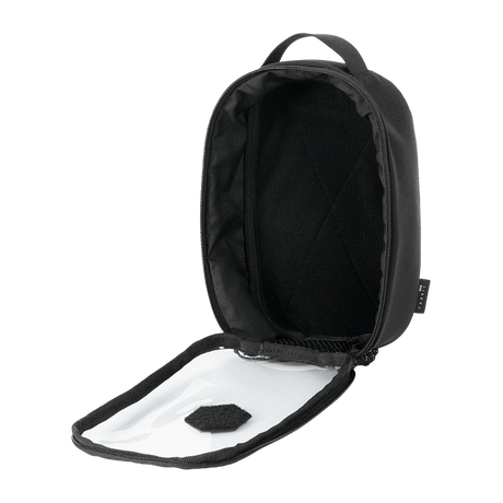 M-Tac Utility Organizer Transparent Elite Small Gen. II i sort med gennemsigtigt låg, slidstærkt materiale og NIJ-certificering, galleri position 1.