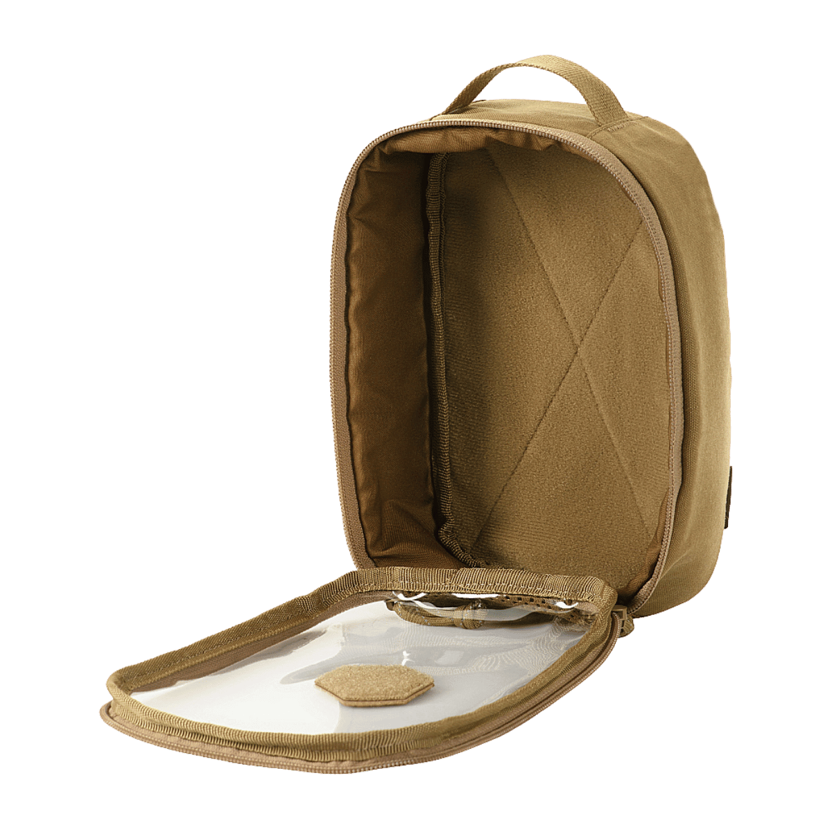 M-Tac Utility Organizer Transparent Elite Small Gen. II med holdbart Cordura 500D materiale og gennemsigtig PVC frontpanel.