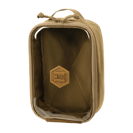 M-Tac Utility Organizer Transparent Elite Small Gen. II i multicam med slidstærkt materiale, gennemsigtigt frontpanel og NIJ-certificering, galleri position 1