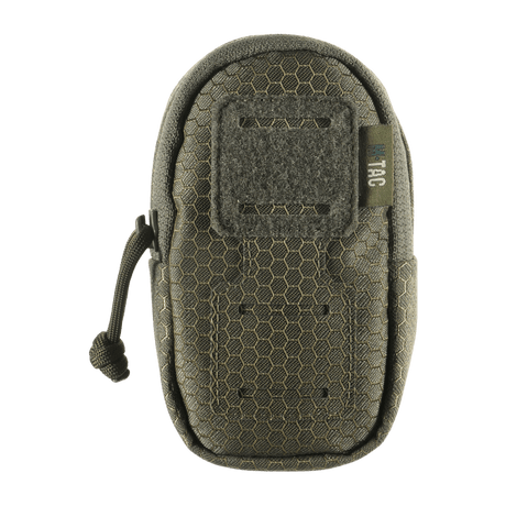 M-Tac PC Utility Taske Elite Hex i olivengrøn med hexagonalt mønster, MOLLE-kompatibel og holdbart materiale, galleri position 1.
